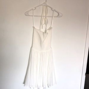 Never worn white halter neck dress